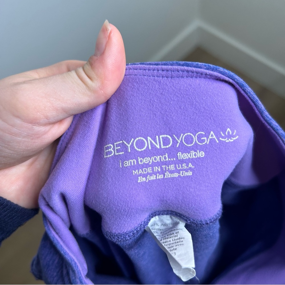 Beyond Yoga Purple Spacedye Full Length Leggings S - Picture 7 of 9